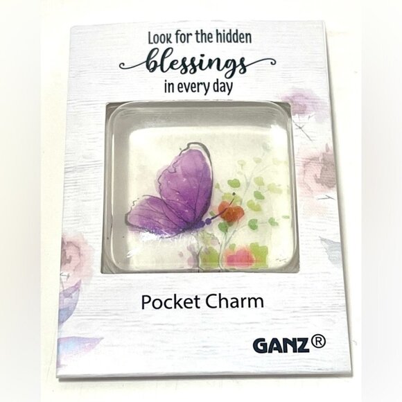 GANZ Other - GANZ Glass Pocket Charm Look for the Hidden Blessings in Every Day.​ New